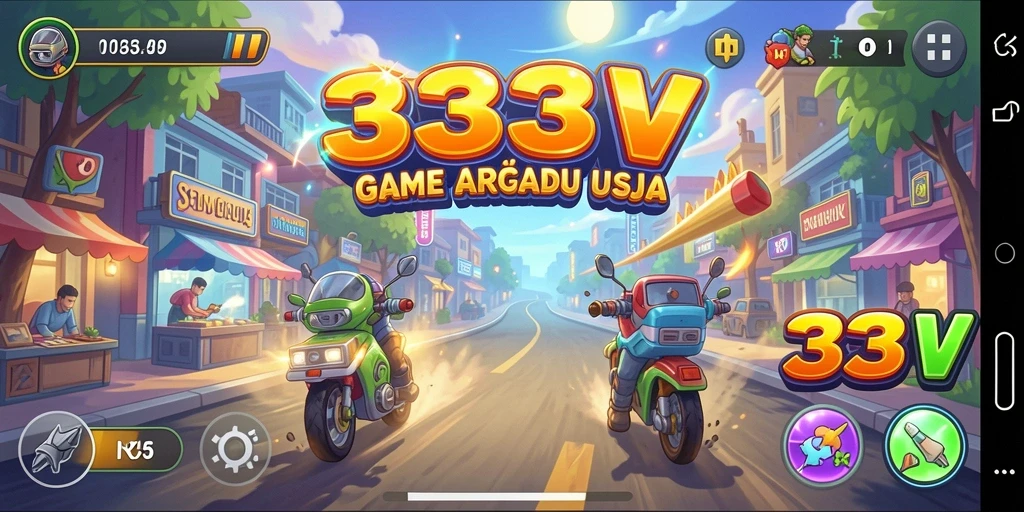 Screenshot menunjukkan pemain dalam aksi gameplay Arcade yang seru.