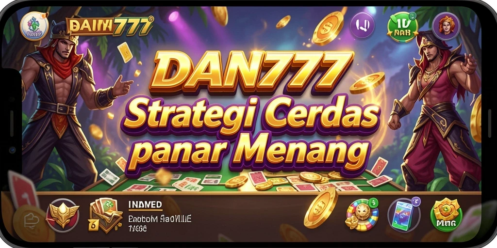 Screenshot utama menampilkan aksi pertempuran strategis di DAN777.