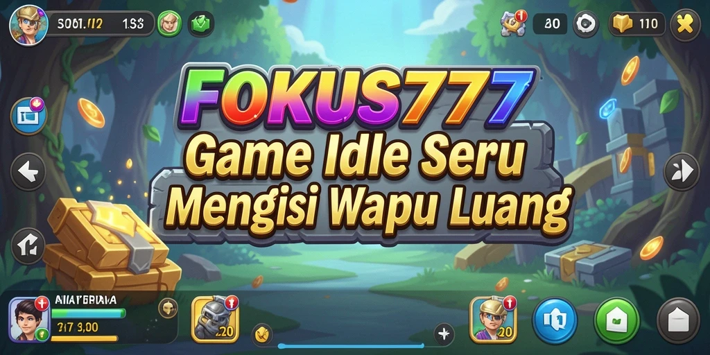 Screenshot FOKUS777 menunjukkan gameplay Idle yang menarik dan interaktif.
