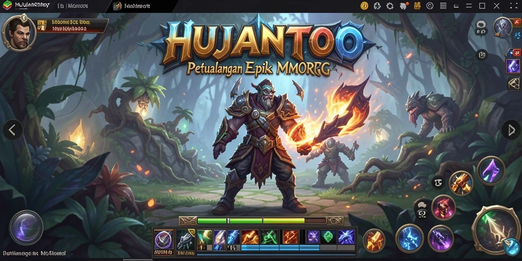 Tampilan gameplay HUJANTOTO yang menawan dan interaktif.