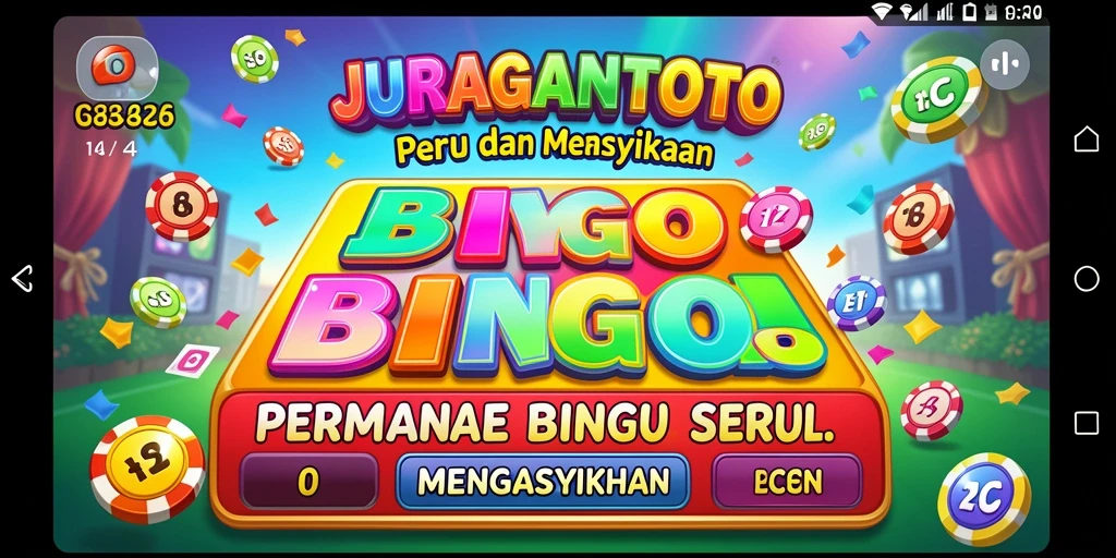 Tampilan gameplay seru JURAGANTOTO dengan suasana Bingo yang menegangkan.