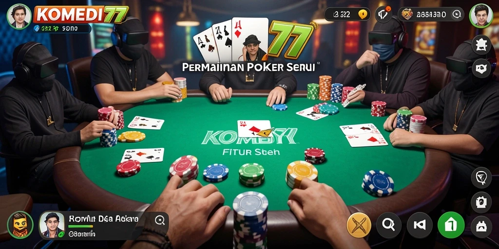 Tampilan dalam permainan KOMEDI77 yang mendebarkan.
