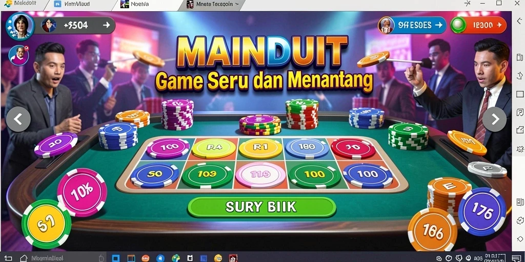 Tampilan gameplay seru dan menarik dari MAINDUIT.