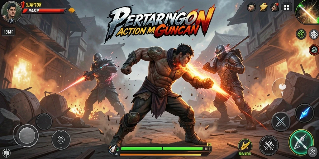 Tangkap momen seru dari gameplay Action SIAP108.