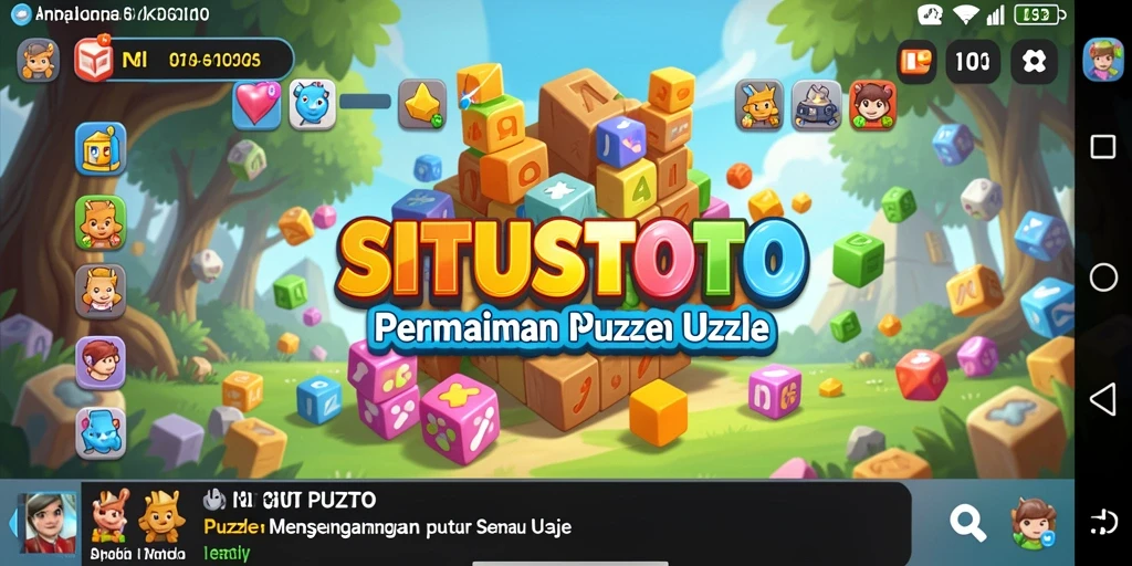 Tampilan menarik dari gameplay Puzzle SITUSTOTO dengan tantangan seru.