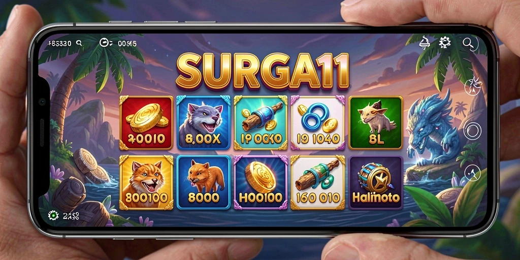 Tampilan menarik dari gameplay SURGA11 yang seru dan menguntungkan.
