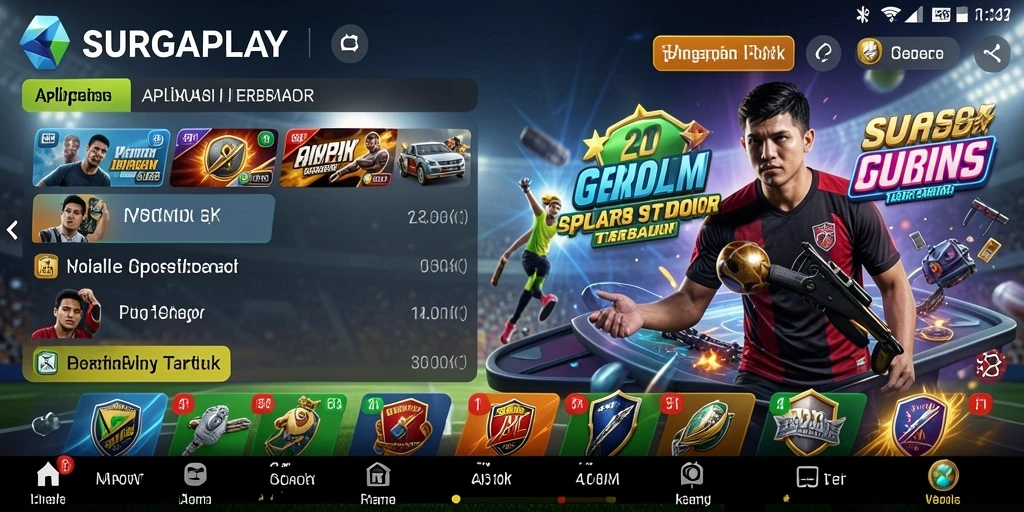 Screenshot gameplay SURGAPLAY menunjukkan suasana taruhan yang mendebarkan.