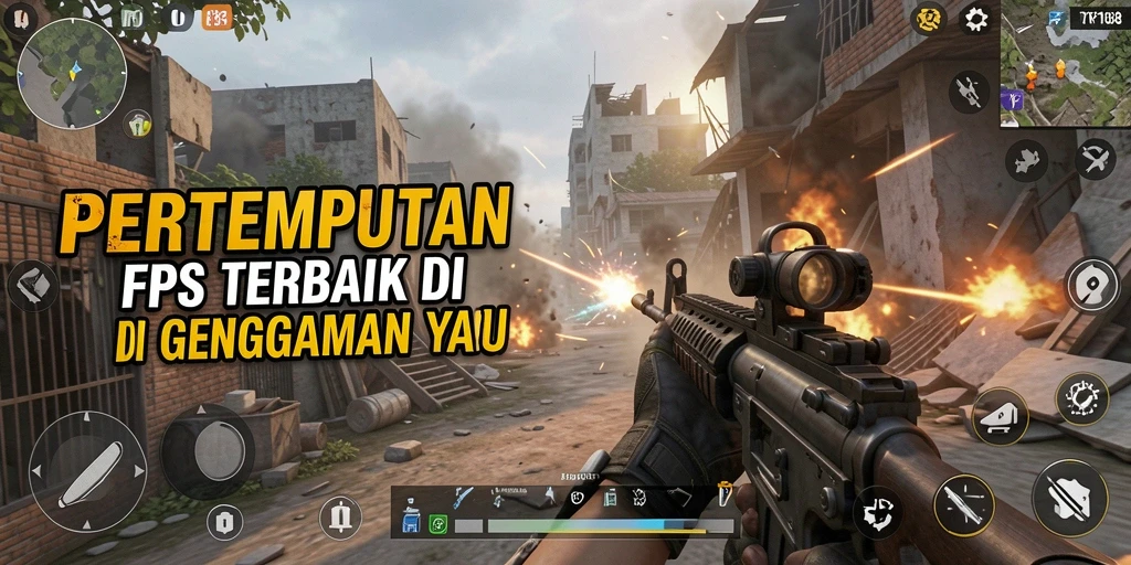 Gambar gameplay TKP188 yang menampilkan aksi tembak-menembak mendebarkan.