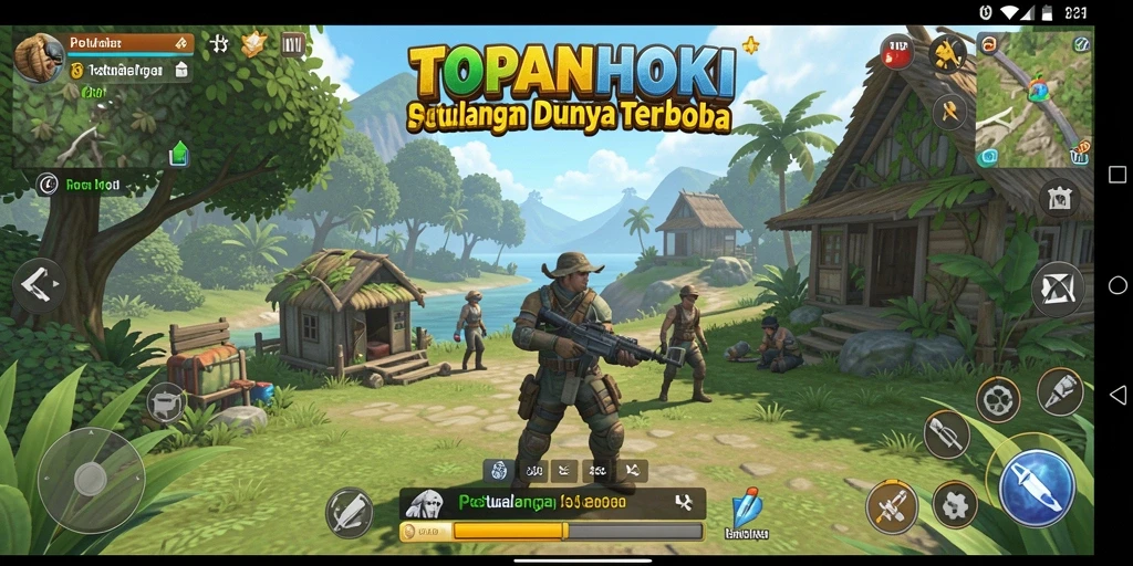 Skrinsut gameplay yang menampilkan petualangan seru di dunia terbuka.