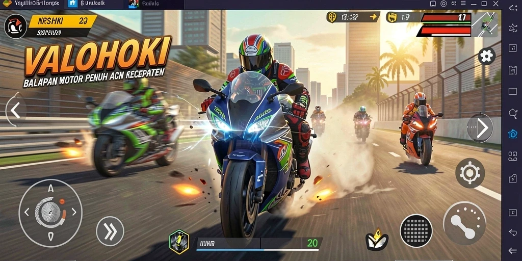 Gameplay penuh aksi dari VALOHOKI yang memukau.