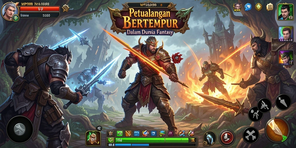 Gameplay mendebarkan dalam dunia ARPG yang luas.